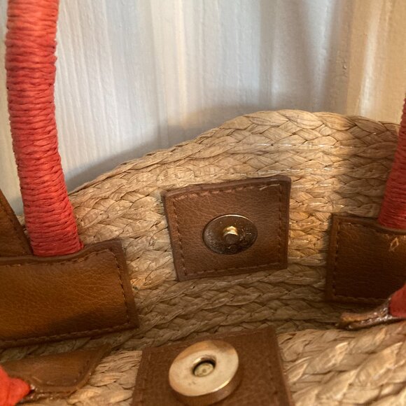 Summer / Beach Wicker Bag -EUC - Picture 5 of 6